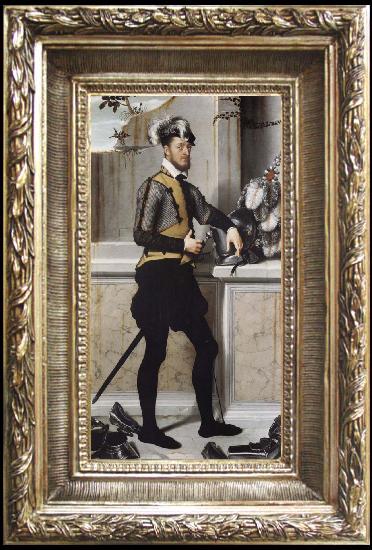 framed  Giovanni Battista Moroni Portrait of a Gentleman, Ta021s